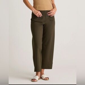 Quince Ultra Stretch Ponte Wide Leg Pants